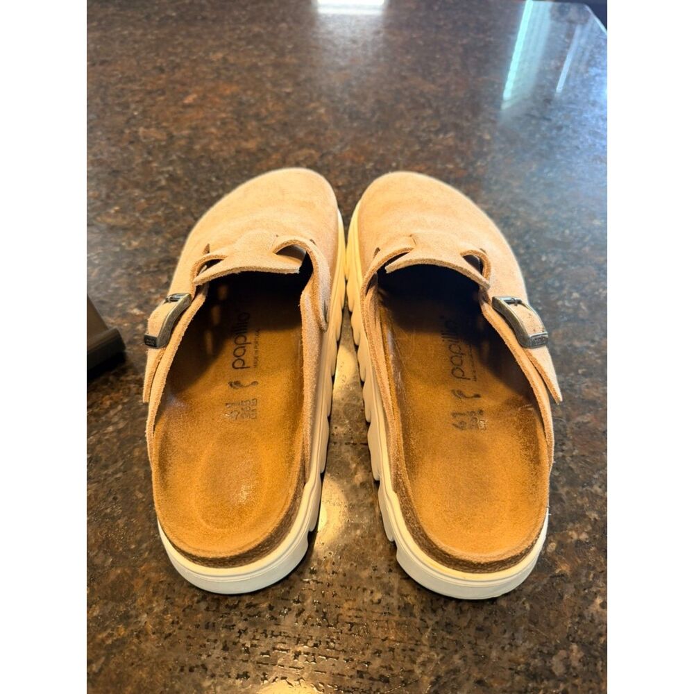 Birkenstock Papillio Boston Chunky Platform Clogs – EU 41 (L10) – Taupe - EUC - Picture 4 of 5